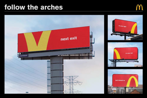 Реклама McDonald's направит жителей в рестораны