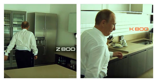 Путин попал в рекламу бытовой техники Bork