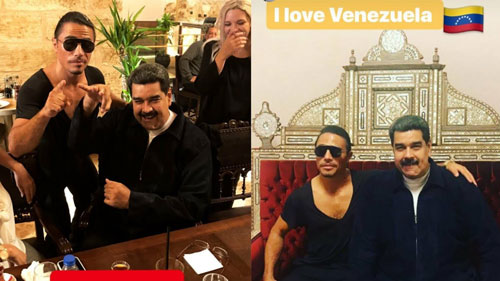 В сети осудили визит главы Венесуэлы в ресторан