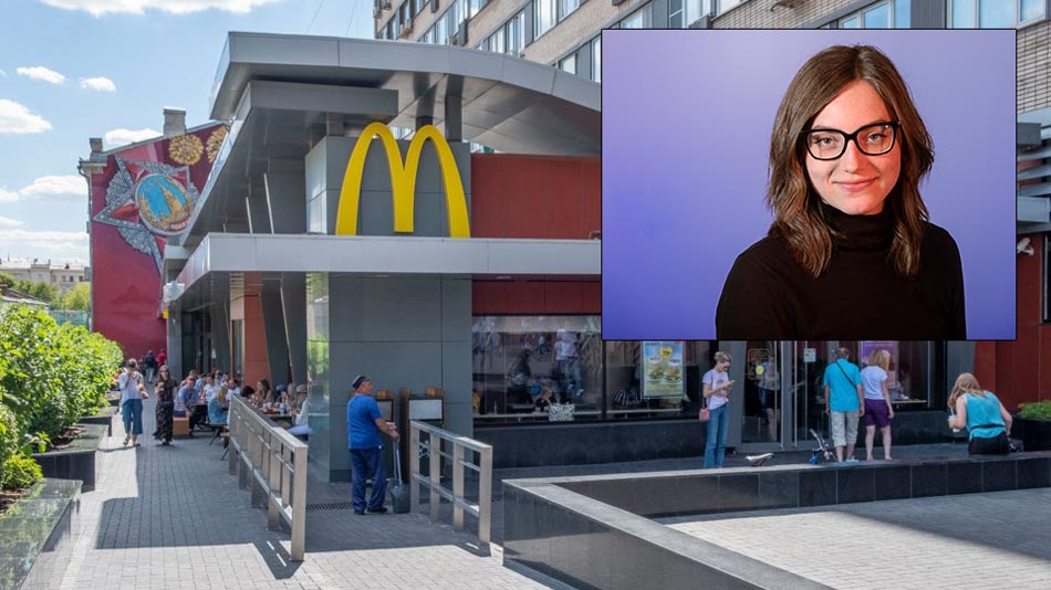 Журналистка из США была приятно удивлена, что не обнаружила в меню «Макдоналдс» мороженое с водкой и «бургер с икрой»
