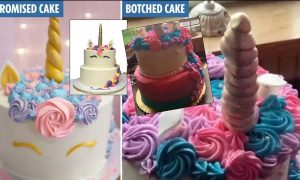 Заказной торт для пятилетней дочери разгневал мать