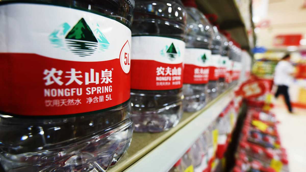 Производитель бутилированной воды Nongfu Spring