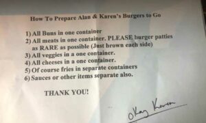 Пара из США потребовала упаковать гамбургеры в коробки отдельно по ингредиентам и была осмеяна в Сети