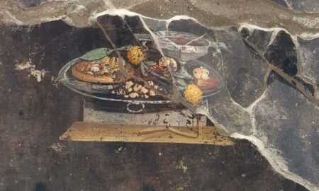 При раскопках в Помпеях обнаружили изображение пиццы