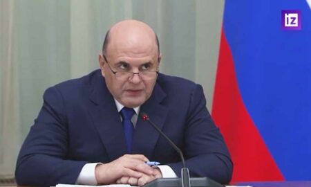Российский премьер-министр Михаил Мишустин