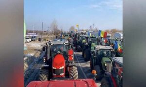 Румынские фермеры заблокировали КПП на границе с Украиной